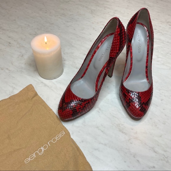 Sergio Rossi Python Heel - Picture 7 of 10